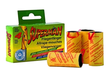 Supermann Honigfliegenfänger 4er Pack